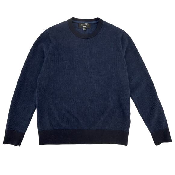 BANANA REPUBLIC Yarn by Baruffa Birdseye Preppy Sweater M - Picture 3 of 10